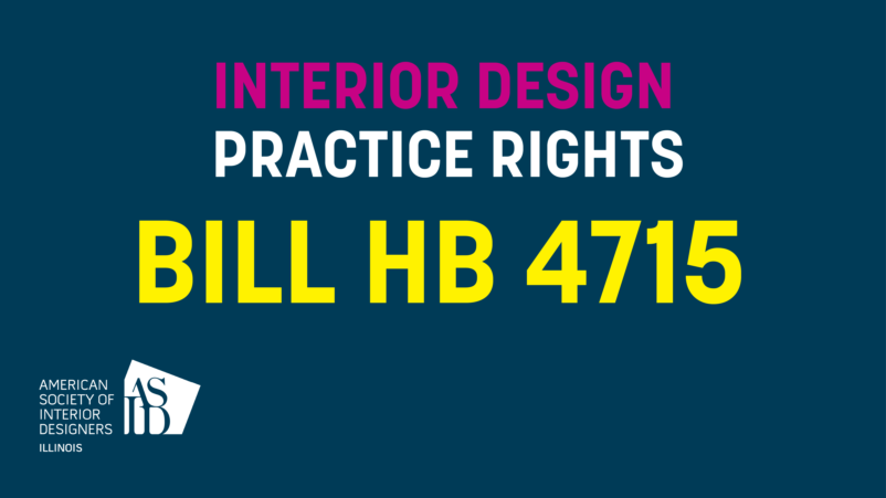 Historic interior design legislation recently passed in Illinois establishing a robust slate of practice rights for qualified interior designers.